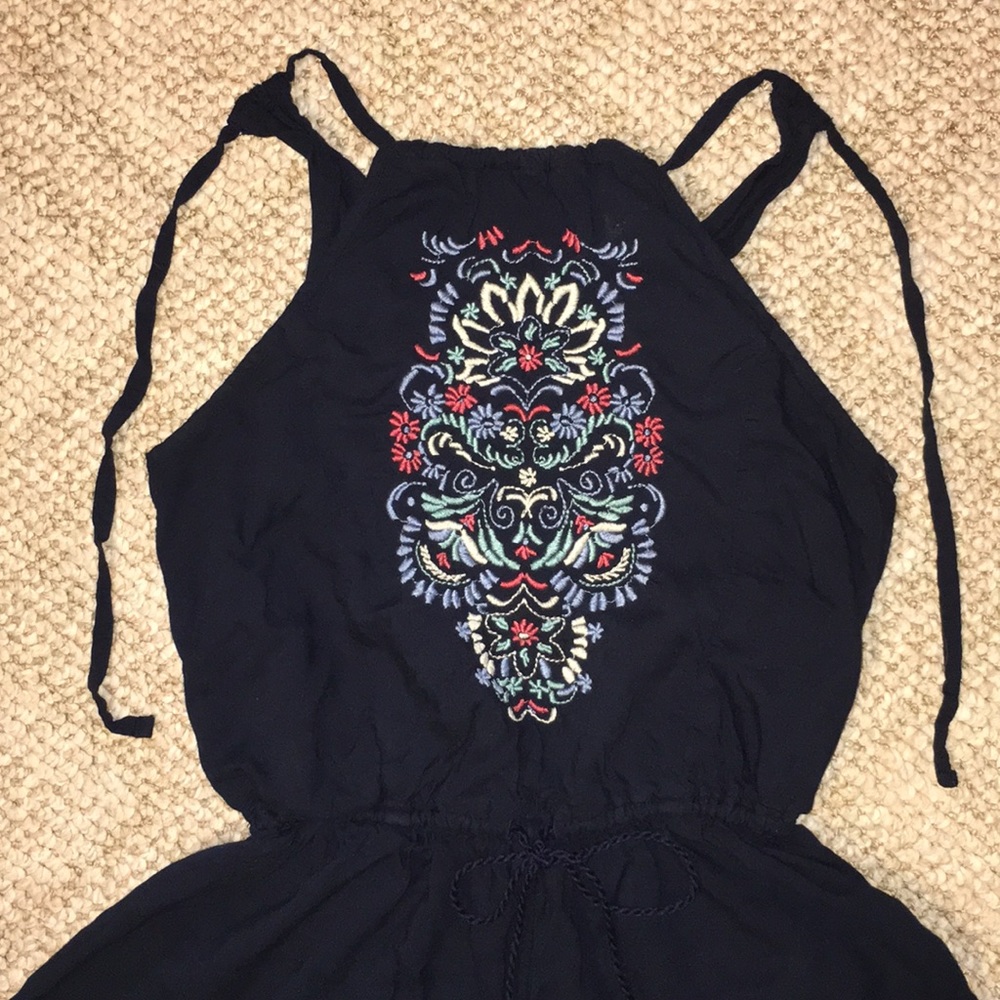 Deep Blue Romper - Great Condition - NWOT
